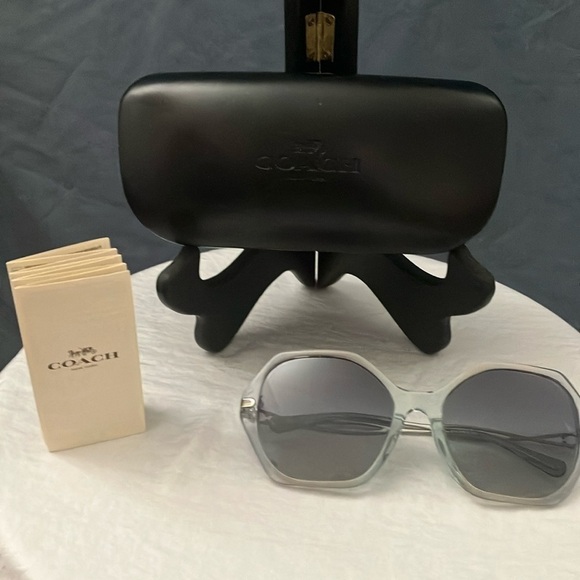 Coach: Translucent Blue (C3504) Sunglasses - Picture 1 of 16